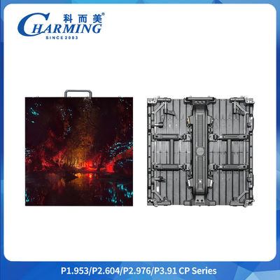 14-16 บิต แม็กเนติกยืดหยุ่น P3.91 Stage Rental 7680Hz หน้าจอ LED ในภายในภายนอกที่มีประสิทธิภาพสูง