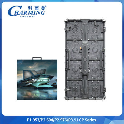 P2.9mm แผน LED สีเต็ม ด้านในหลังโค้ง อลูมิเนียมกระเป๋ากระเป๋า Led Screen Display สําหรับการโฆษณา