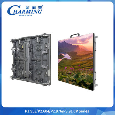P3.91mm กลางแจ้ง LED วิดีโอ วอล IP65 65536 ดอท / m2 สีเต็ม สําหรับป้ายโฆษณาและการให้เช่าคอนเสิร์ต