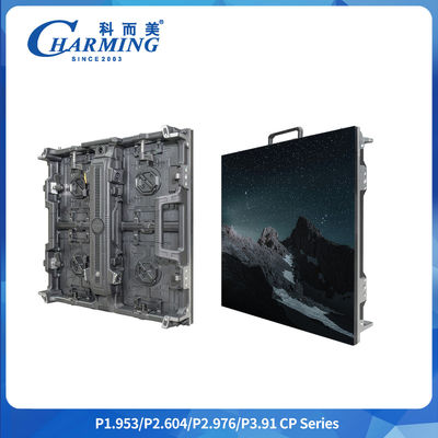 IP65 P3.91mm ผนังวิดีโอ Led Outdoor 65536Dot / m2 กล่องสกัดอลูมิเนียม 500x500mm/500x1000mm จอวิดีโอ Led สําหรับป้ายโฆษณาและการให้เช่าคอนเสิร์ต