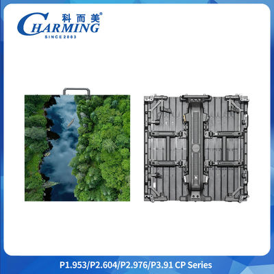 แบบสแกน SMD1515 10%~65%RH P2.6/2.98/3.91 ซีรีส์ CP ด้านใน LED วิดีโอวอล์ด ด้วยการคลิกหนึ่ง Rotation Disassembly Safety Buckle