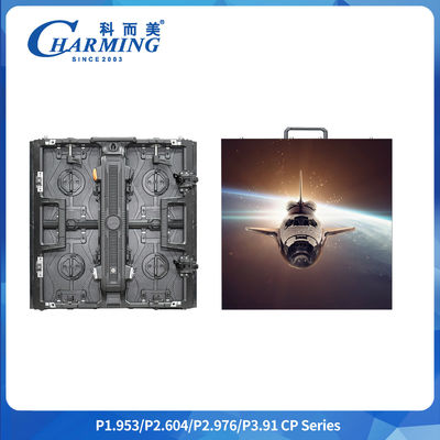 มุมมอง 120° 3D P3.91 โฟโต LED หน้าจอจอเช่าภายในแบบยืดหยุ่นและโค้ง ด้วยโรงงานจีนโดยตรง
