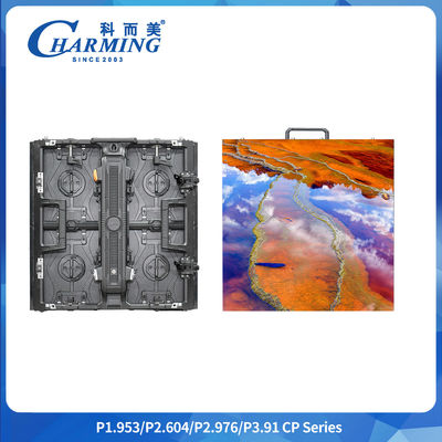 ปรับล็อควงคาน ปรับความยืดหยุ่น LED สายจอกําแพงวิดีโอ P1.9 P2.6 P2.98 P3.91 16 บิต สําหรับภายในและภายนอก
