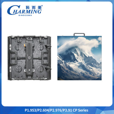 500x500mm/500x1000mm P1.9 P2.6 P2.98 P3.91 ภายใน เช่าโค้ง LED จอแสดงภาพจอโฆษณา LED แบบยืดหยุ่น
