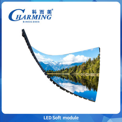 3840-7680Hz อัตราการปรับปรุงสูง อุปกรณ์ติดตั้งการดูดซึมแม่เหล็กแรง P2 P2.5 P3 P4 โมดูล Led นุ่มยืดหยุ่น Pantalla Led For Event