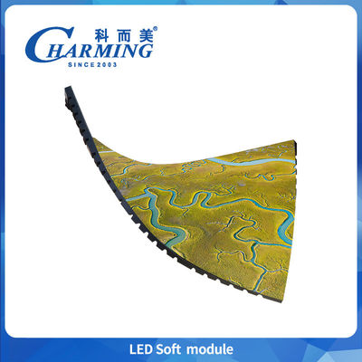 โมดูลยืดหยุ่น P2-P3.076 โมดูลอฟฟ์ LED ภายใน 16 บิท สีเทาสูง สีเต็มสําหรับศูนย์การค้า