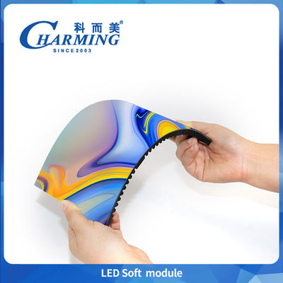 พลังงานสูง P2.5 / P3Led Soft Module หน้าจอภายใน IP40 240 * 120MM / 320 * 160MM สําหรับโฆษณาภายใน