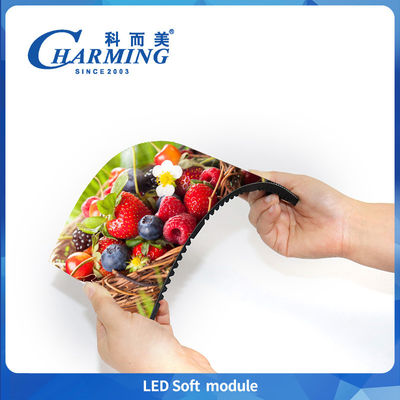 การบํารุงรักษาด้านหน้าที่สร้างสรรค์ โฟกซ์เบิ้ล HD โมดูล LED นุ่ม P1.86 P2 P2.5 P3 โครงการโฆษณากลม