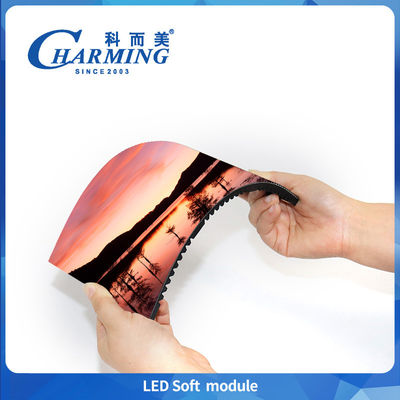 Led Soft Module Led Screen อัตราการอัพฟรีสูง แอนติแอมบิโอนท์ ไลท์ ดิสเพลย์ ปรับแต่งได้