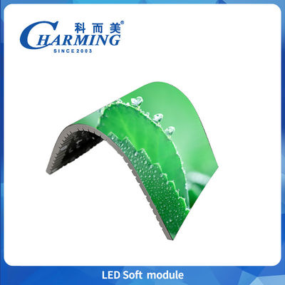 หน้าจอ LED สีเต็มในห้อง SMD P2 P2.5 P3 P4 แผ่น LED แบบยืดหยุ่น Rgb Curved Flexible Led Board โมดูล Led Soft สําหรับโฆษณา
