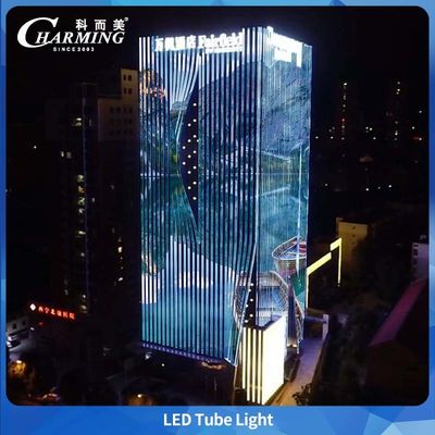 ไฟท่อขนาดเล็ก LED RGB ขาตั้งอลูมิเนียมอัลลอยด์ กันน้ำภายนอกอาคาร IP65