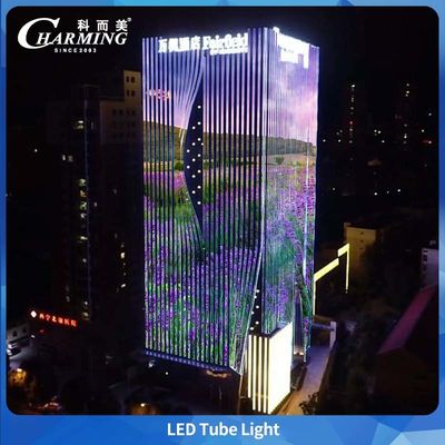 U38 Tube Light Waterproof Building Elevation DC24V แอลูมิเนียม การออกแบบสายไฟที่มองไม่เห็น