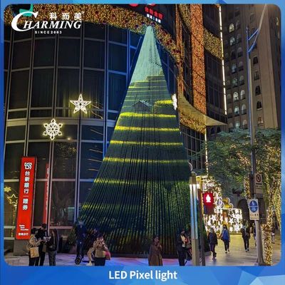 ไฟพิกเซล LED กันน้ำ RGBW ขนาด 30 มม. ไฟคริสต์มาสกลางแจ้ง IP66