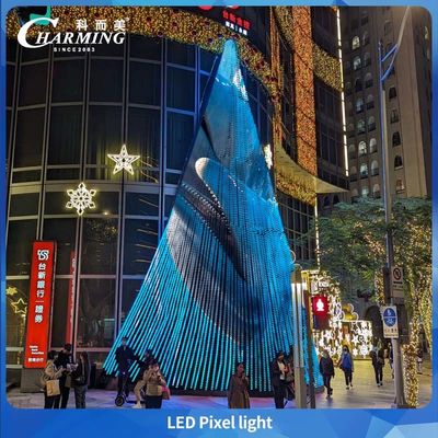 ไฟพิกเซล LED DMX512 ทนทานต่อรังสียูวีและใช้พลังงานต่ำ พร้อมป้ายโฆษณากลางแจ้ง