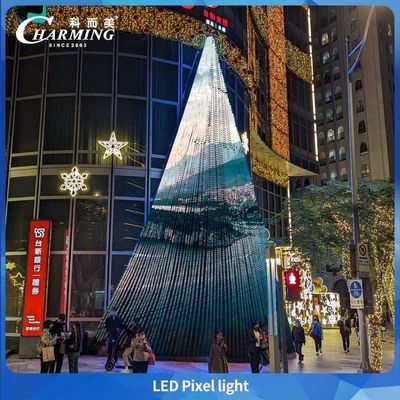 ไฟพิกเซล LED ขายส่ง 30mm IC 24V ไฟ LED พิกเซลอัจฉริยะกันน้ำ