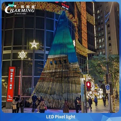 ไฟพิกเซล LED SMD3535 50C กันน้ำ IP66 ควบคุม SPI สำหรับผนังกลางแจ้ง ไฟเวที สวนสาธารณะ