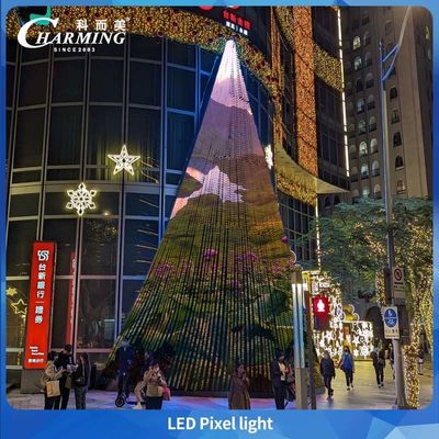 โรงงานจีนโดยตรง IP65 RGB Led Pixel Light การตกแต่งแสงกลางแจ้งด้วยเครื่องปกพีซีครัสต์