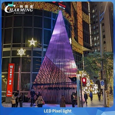 IP65 ภายนอก กันน้ํา อาคาร ความสูง ไฟพิกเซล พร้อมสีจอ RGB