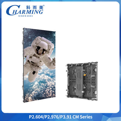 ด้านนอก LED จอเช่า อลูมิเนียมเหล็ก Alloy Cabinet IP65 7680Hz ประหยัดพลังงานรูปทรงต่าง ๆ