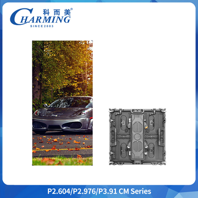 หน้าจอ LED ภายนอก P3.91 IP65 500x1000mm RGB จอเช่ารูปร่าง