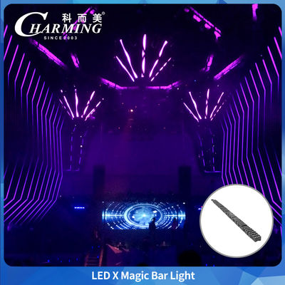 การผสมผสานความยืดหยุ่นและการออกแบบที่หลากหลายภายใน LED X Magic Bar LED X Magic Bar RGB LED Pixel Bar สําหรับงานบันเทิง