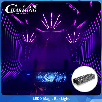 ผลิตภัณฑ์ LED X Magic Bar สำหรับติดตั้งบนผนังสำหรับงานอีเว้นท์บันเทิง ดีไซน์แบบโมดูลาร์ ผลิตภัณฑ์ LED X Magic Bar RGB LED Pixel Bar
