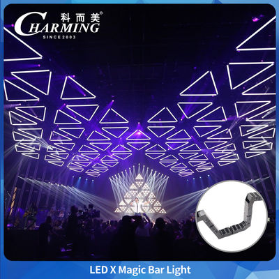 การออกแบบรูสกรู ผลิตภัณฑ์ดั้งเดิมของ Charming LED X Magic Bar การออกแบบแบบแยกส่วน ผลิตภัณฑ์ Charming LED X Magic Bar RGB LED Pixel Bar สำหรับงานอีเวนต์บันเทิง