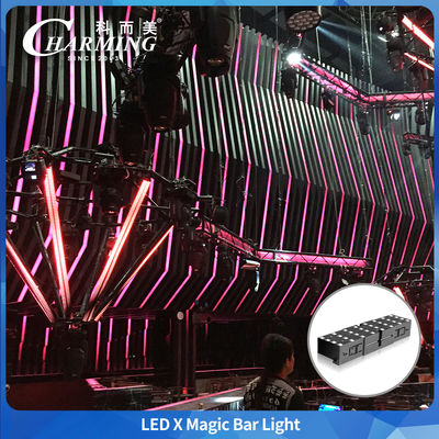 ผลิตภัณฑ์ LED X Magic Bar สำหรับติดตั้งบนผนังสำหรับงานอีเว้นท์บันเทิง ดีไซน์แบบโมดูลาร์ ผลิตภัณฑ์ LED X Magic Bar RGB LED Pixel Bar