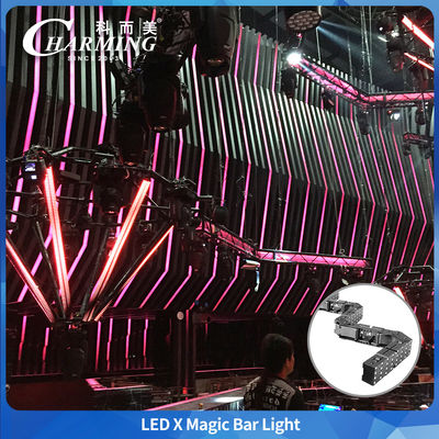 ไฟ LED Magic Bar แบบงอและยืดได้ RGB สีเต็มรูปแบบสำหรับสถานบันเทิง