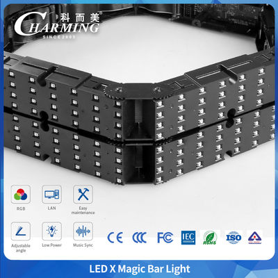 ไฟ LED Magic Bar แบบงอและยืดได้ RGB สีเต็มรูปแบบสำหรับสถานบันเทิง