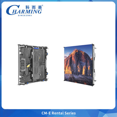 แผนผนังวิดีโอโฆษณากลางแจ้ง LED 500x500 ความละเอียด 8K หน้าจอเช่าติดตั้งผนังกันน้ํา
