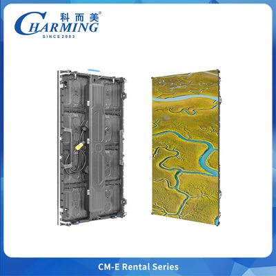 จอแสดงผล LED เช่าปรับโค้ง P2.9/P3.91 ≥3500 CD/㎡ ความสว่าง สำหรับงานคอนเสิร์ต งานอีเว้นท์ และปาร์ตี้