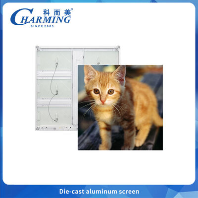 สายไฟที่ซ่อนอยู่ภายนอกจอ LED P6 ติดตั้งคงสําหรับโฆษณาด้วยความสว่างสูงจากโรงงานจีน