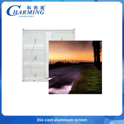 ภายนอก กันน้ํา ติดตั้งคงที่ P6.66 Led Display Screen Led Wall สําหรับโฆษณา ขนาดที่กําหนดเอง LED Video Wall