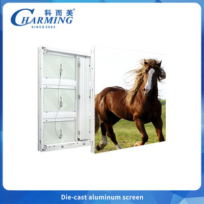 P8 แผน LED อัลลูมิเนียมแบบปัดแบบปัดแบบประหยัดพลังงานภายนอก การออกแบบป้องกันการกัดกร่อนสําหรับสนามกีฬาและงาน