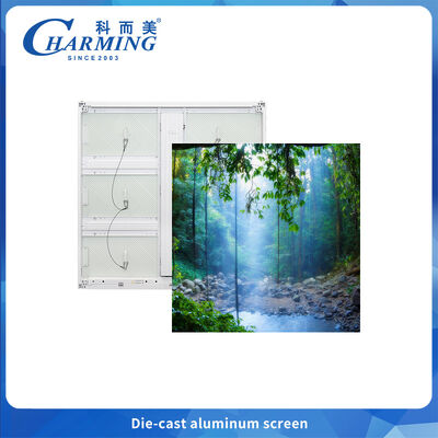 Ultra Thin 3D External 14Bit Panel P6 Led Screen สําหรับโฆษณาภายนอกบนอาคาร