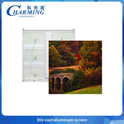 Outdoor Die-cast aluminum display high contrast P6 Led Board fixed install for advertising