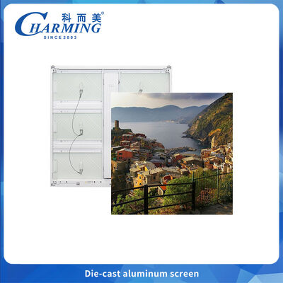 960x960MM โหลดอัลลูมิเนียม 4k โครงการโฆษณาหน้าจอภายนอก กันน้ํา P6 LED Wall Screen