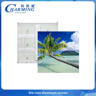 960x960MM โหลดอัลลูมิเนียม 4k โครงการโฆษณาหน้าจอภายนอก กันน้ํา P6 LED Wall Screen