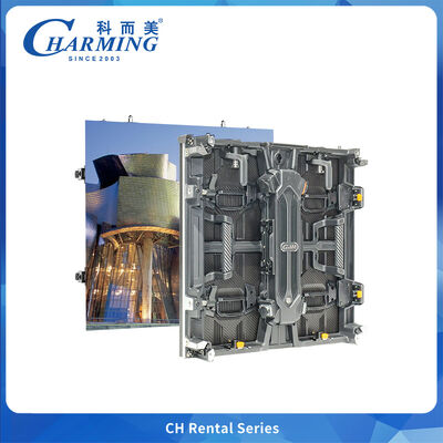 จอ LED กลางแจ้งแบบยืดหยุ่น P3.91 เส้นผ่านศูนย์กลางขั้นต่ำ 1.27 ม. ทรงกระบอก IP65 กันน้ำสำหรับเวทีสร้างสรรค์