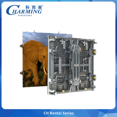 CH Series Outdoor Curved LED Screen 500x500mm ±22.5° ปรับ IP65 3500nit สําหรับการเช่าเวที