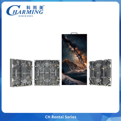 CH Series Outdoor LED Screen with Ultra Thin Lightweight Waterproof IP65 and Curved Interlocking Design for Concert Scenes สกรีน LED ภายนอกที่มีความเบาเบาและความแน่นมาก