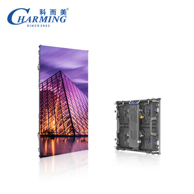 หน้าจอ LED วิดีโอภายนอกอาคารอะลูมิเนียมอัลลอยด์กันน้ำระดับ IP65 พร้อมอัตราการรีเฟรช 7680Hz หน้าจอโฆษณา P2.98/P3.91
