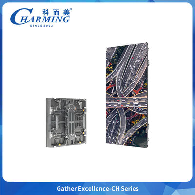 CH Series Outdoor LED Video Wall พร้อมการบํารุงรักษาด้านหน้าและด้านหลัง, การออกแบบแบบยืดหยุ่นและโค้ง และอัตราการอัพเดท 7680Hz สําหรับการเช่าและกิจกรรม