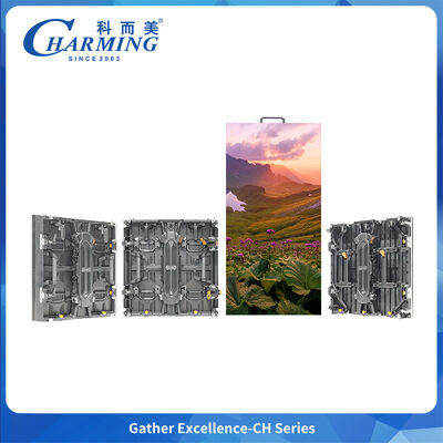 P3.91 ผนังวิดีโอ LED ในภายนอกที่มีอัตราการปรับปรุง 7680Hz IP65 กันน้ําและความสว่าง 3500CD / m2 สําหรับจอที่สดใส