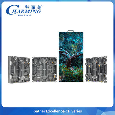 จอแสดงไฟ LED สําหรับให้เช่า นําเสนอวิธีการติดตั้งหลายวิธีและการบํารุงรักษาง่ายด้วยการเข้าถึงด้านหน้าด้านหลังและการปล่อยแม่เหล็ก