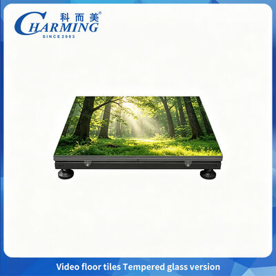 ป้องกันหน้า IP65 กระจกกระชับพื้นเต้นรํา LED เลือกรองเท้าหรือการติดตั้ง Track