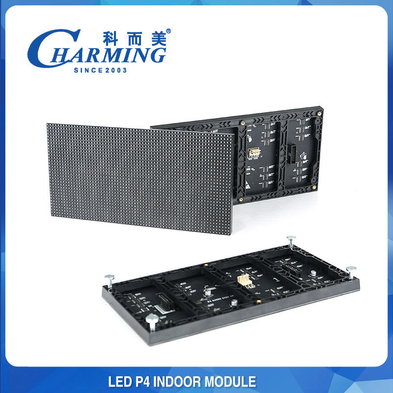 การออกแบบใหม่ P4 Rgb Led Panel 256x128mm ภายในหลัง LED Module 3840Hz คุณภาพภาพภาพภาพไร้ขาดทุน ดิจิตอล Display Screen สําหรับ Retail Stage วิดีโอวอล์ดของโบสถ์