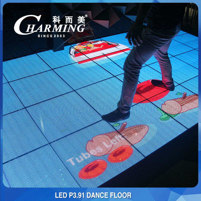 Antiwear IP53 Dance Floor กระจกนิรภัยหน้าจอ LED ใต้ดิน