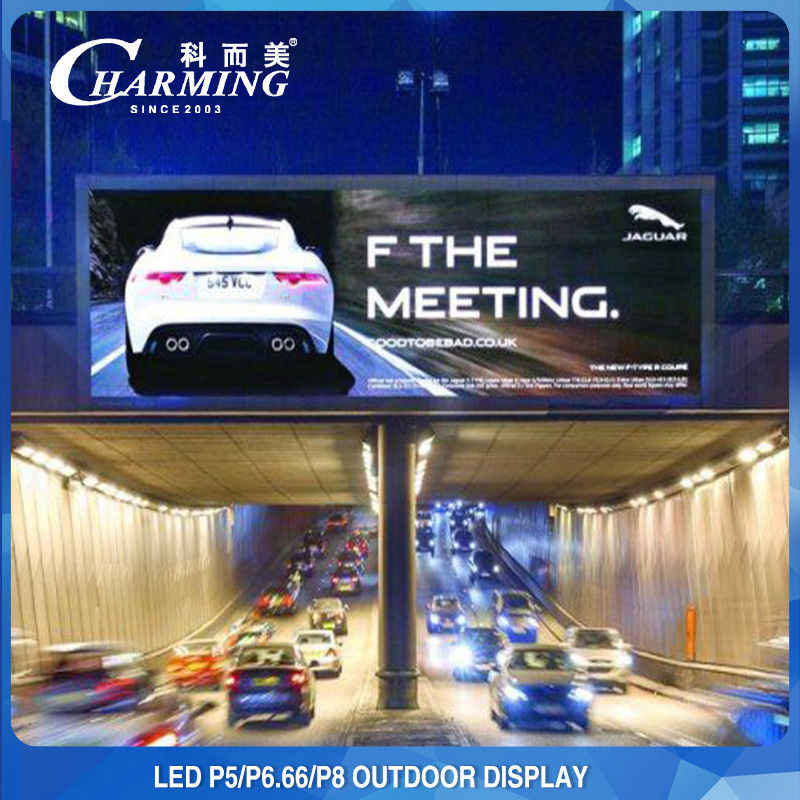 จอแสดงผล LED กลางแจ้งแบบเต็มสี P10 จอ LCD ขนาดใหญ่ 960 * 960 ผนังบิลบอร์ด